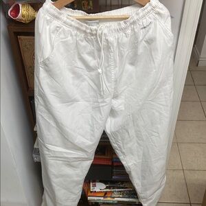 Vintage Reebok White Men's Joggers